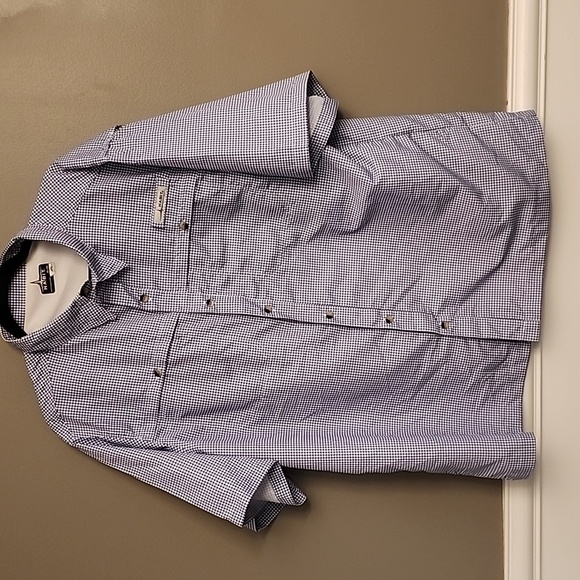 Habit Blue Casual Button Down Shirt - Picture 1 of 10
